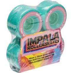 IMPALA ROLLERSKATES 4 Pack Wheels Aqua