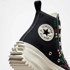 CONVERSE Run Star Hike Hi Sneakers Floral Embroidery NEW IN