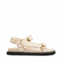 LÄST Flora Beige Leather Sandals SHOES