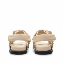 LÄST Flora Beige Leather Sandals SHOES