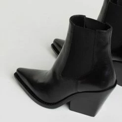 BUKELA Adele Black Ankle Boots SHOES