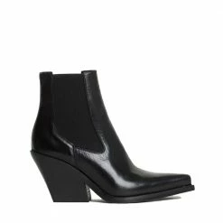 BUKELA Adele Black Ankle Boots SHOES