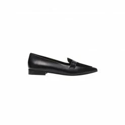 FLATTERED SHOES Alexandra Nappa Black Flats