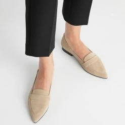 FLATTERED Alexandra Suede Sand Flats