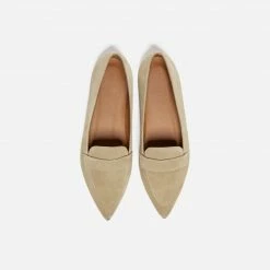 FLATTERED Alexandra Suede Sand Flats