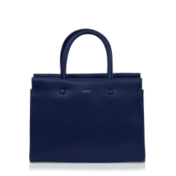 INYATI BAGS Alison Midnight Blue Vegan Tote Bag