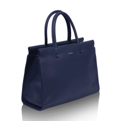 INYATI BAGS Alison Midnight Blue Vegan Tote Bag