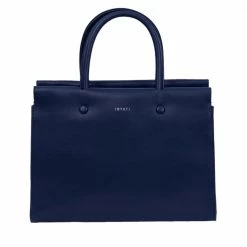 INYATI BAGS Alison Midnight Blue Vegan Tote Bag