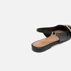 FLATTERED SHOES Alma Leather Black Flats