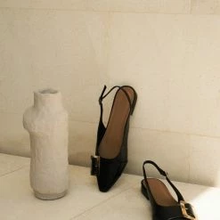 FLATTERED SHOES Alma Leather Black Flats