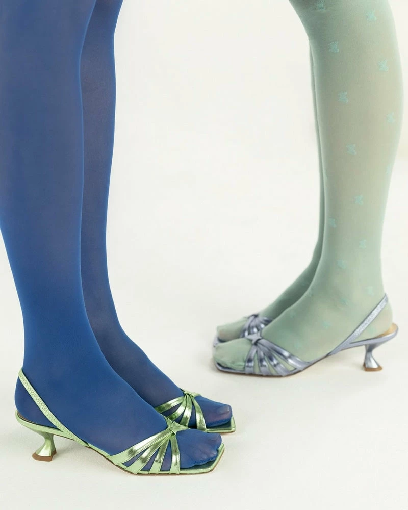 AKAADA SHOES Amaya Green Metallic Leather Sandals 2 AKAADA SHOES Amaya Green Metallic Leather Sandals