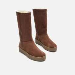 FLATTERED Amaya Suede Caramel Winter Boots