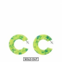 AYM ACCESSORIES Ananda Malibu Lime Earrings