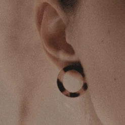 AYM ACCESSORIES Anastasia Berlin Black White Earrings