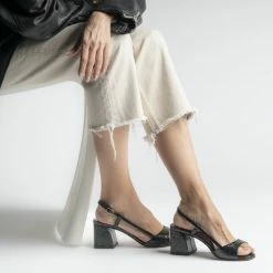 MADE 94 Anya Black Snake Sandals SHOES 13 MADE 94 Anya Black Snake Sandals SHOES