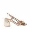 MADE 94 SHOES Anya Metallic Gold Snake Sandals