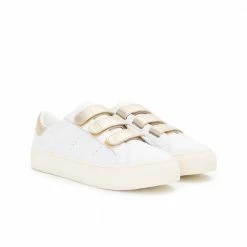 NO NAME SHOES Arcade Straps White Gold Sneakers