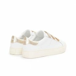 NO NAME SHOES Arcade Straps White Gold Sneakers