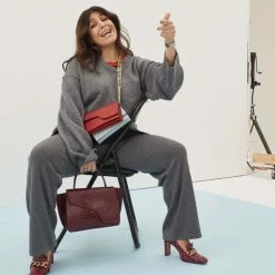 ATP ATELIER Arezzo Brunello Croco Handbag BAGS