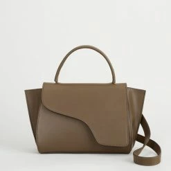 ATP ATELIER BAGS Arezzo Khaki Brown Handbag 9 ATP ATELIER BAGS Arezzo Khaki Brown Handbag