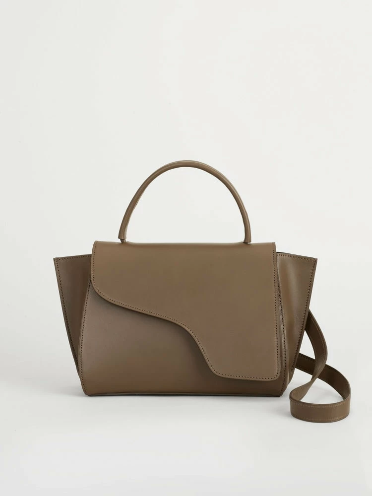ATP ATELIER BAGS Arezzo Khaki Brown Handbag 5 ATP ATELIER BAGS Arezzo Khaki Brown Handbag