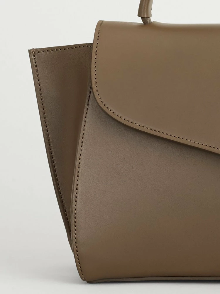 ATP ATELIER BAGS Arezzo Khaki Brown Handbag 3 ATP ATELIER BAGS Arezzo Khaki Brown Handbag