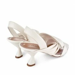 AKAADA Asami Cream Soft Nappa Sandals SHOES