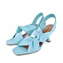 AKAADA Asami Sky Blue Soft Nappa Sandals