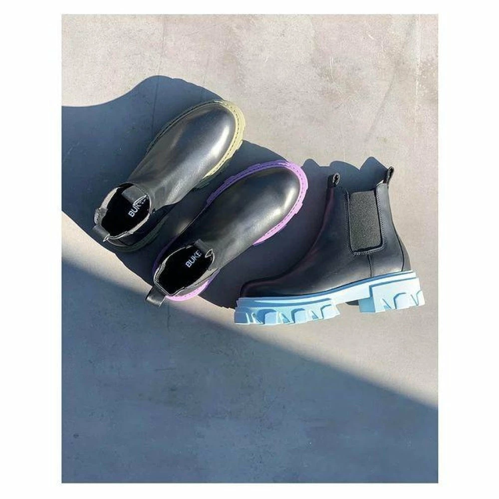 BUKELA Asta Black Rose Leather Chelsea Boots 3 BUKELA Asta Black Rose Leather Chelsea Boots