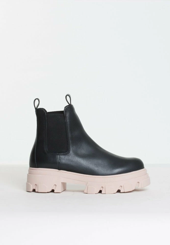 BUKELA Asta Black Rose Leather Chelsea Boots 2 BUKELA Asta Black Rose Leather Chelsea Boots