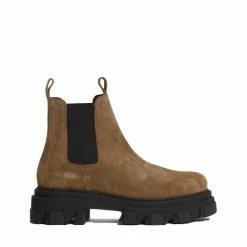 BUKELA Asta Earth Suede Chelsea Boots