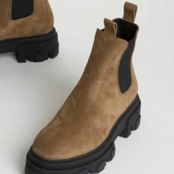 BUKELA Asta Earth Suede Chelsea Boots
