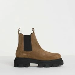 BUKELA Asta Earth Suede Chelsea Boots