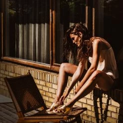 IVYLEE COPENHAGEN Bella Gold Espadrille Mules NEW IN