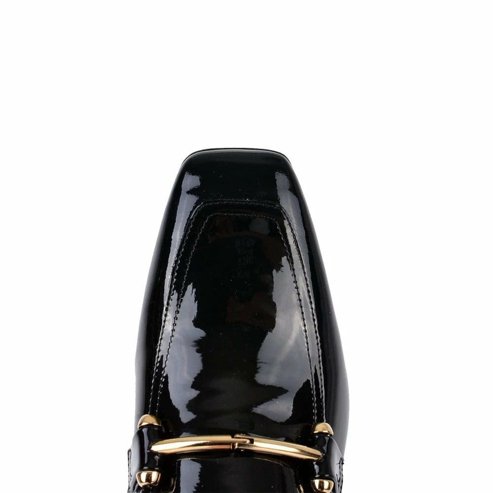 FABIO RUSCONI Bibu Patent Black Flats 5 FABIO RUSCONI Bibu Patent Black Flats