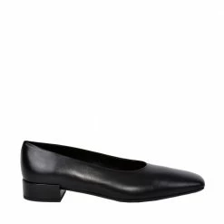 FABIO RUSCONI SHOES Bit Leather Black Flats