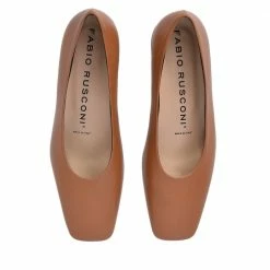 FABIO RUSCONI Bit Leather Cuoio Flats