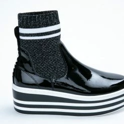 NO NAME Boost Socks Patent Black SHOES 13 NO NAME Boost Socks Patent Black SHOES