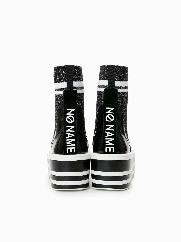 NO NAME Boost Socks Patent Black SHOES 3 NO NAME Boost Socks Patent Black SHOES