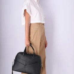 KAAI BAGS Bowler Black Bag