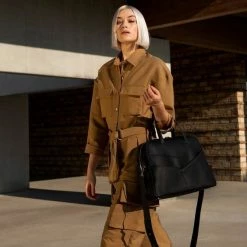 KAAI BAGS Bowler Black Bag