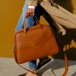 KAAI Bowler Cognac Bag
