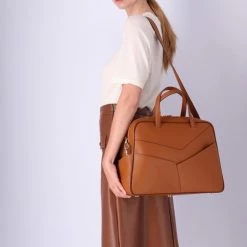 KAAI Bowler Cognac Bag 11 KAAI Bowler Cognac Bag