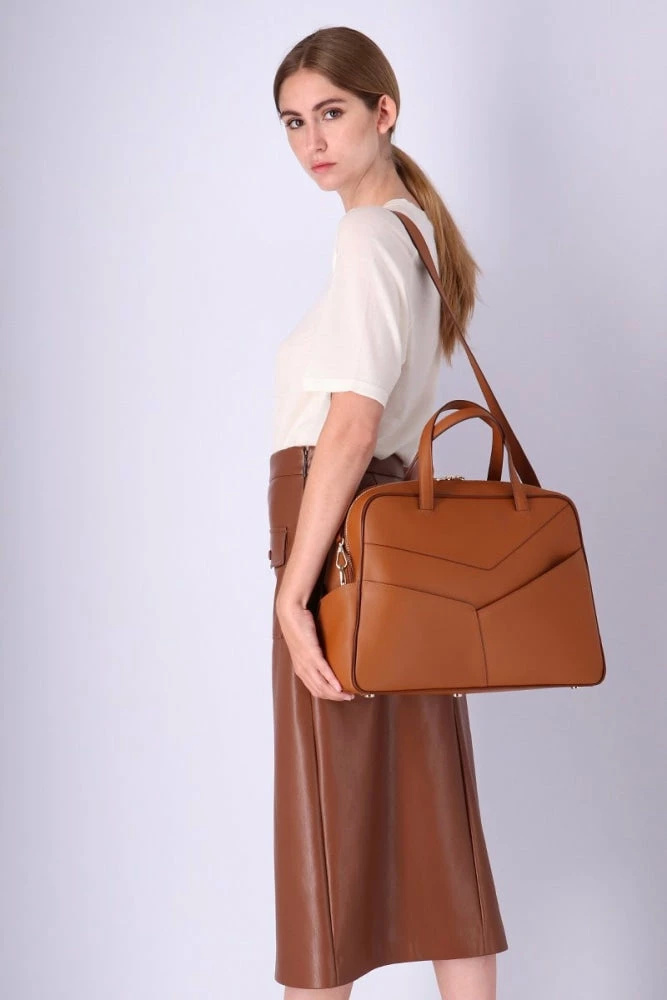 KAAI Bowler Cognac Bag 6 KAAI Bowler Cognac Bag