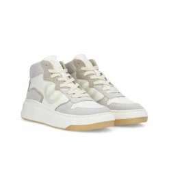 NO NAME SHOES Bridget Mid Dove White Hi Sneakers
