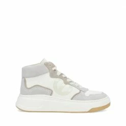 NO NAME SHOES Bridget Mid Dove White Hi Sneakers