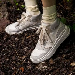 NO NAME SHOES Bridget Mid Dove White Hi Sneakers