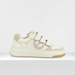 NO NAME Bridget Straps Suede Dove Sneakers