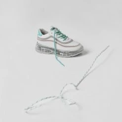 BRONX SHOES Bubbly Off White Mint