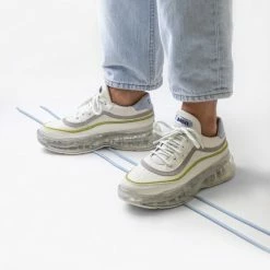 BRONX Bubbly White Blue Lime